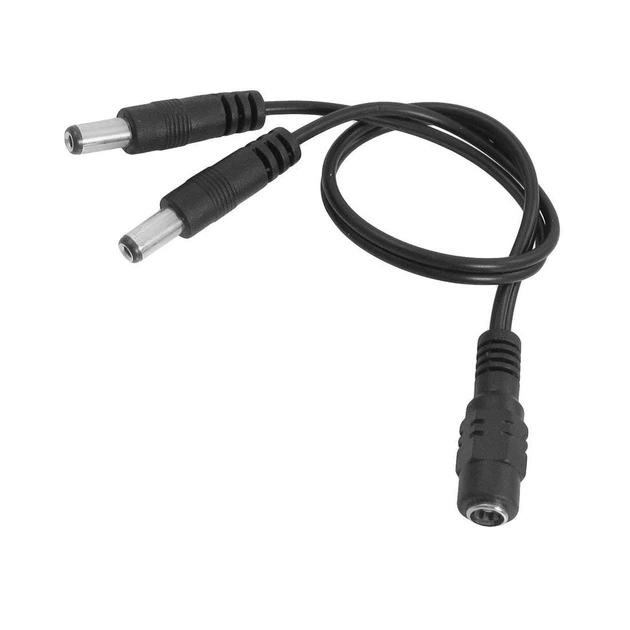 Дільник живлення DC-F – 2xDC-M (D 5,5×2,5мм) кабель 40см
