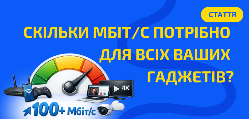 Скільки інтернету потрібно сучасній сім’ї?